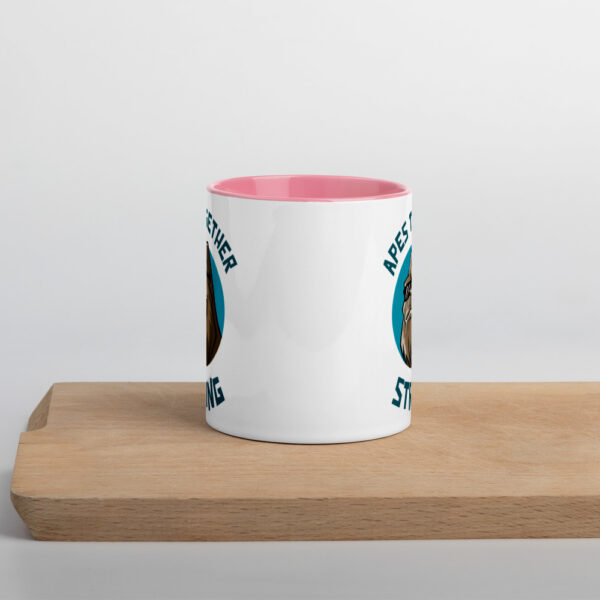 Apes Together Strong Mug with Colour Inside - Image 17