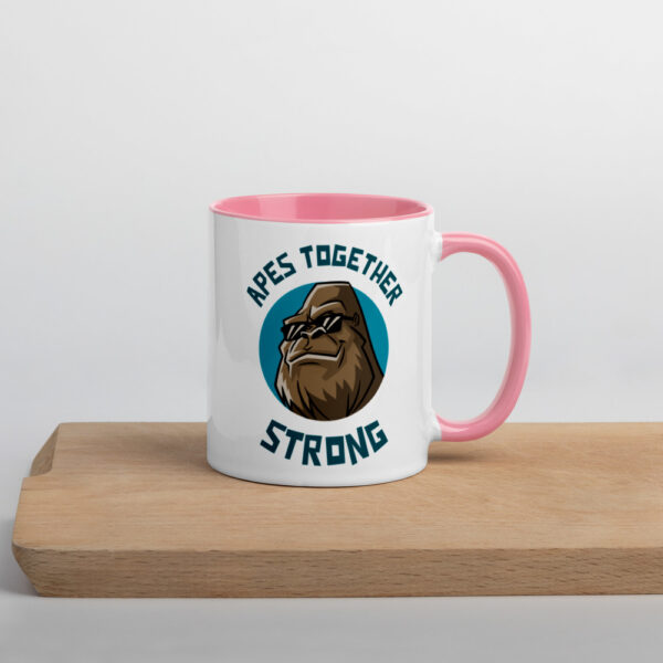 Apes Together Strong Mug with Colour Inside - Image 16