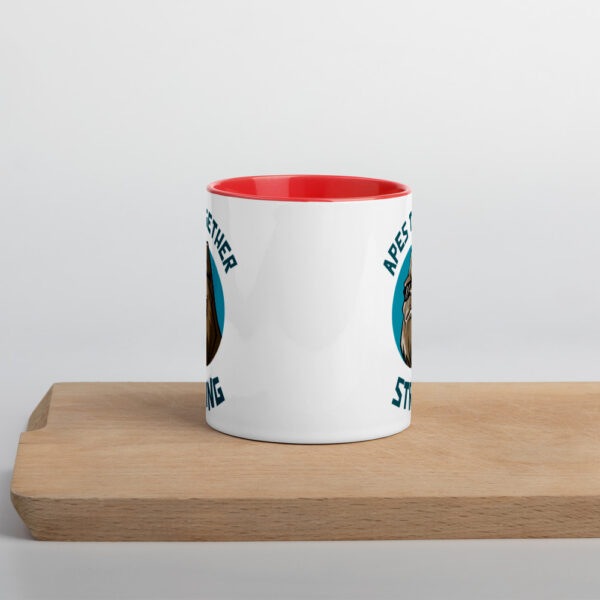 Apes Together Strong Mug with Colour Inside - Image 8