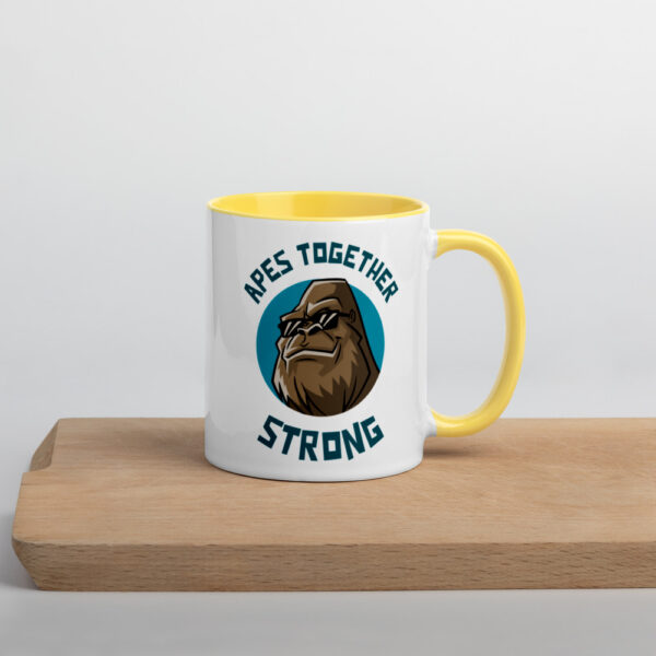 Apes Together Strong Mug with Colour Inside