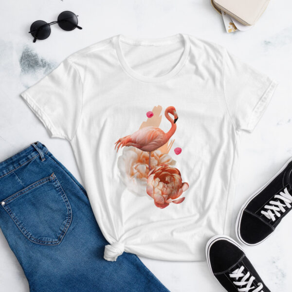 Flamingo Women's Short Sleeve T-Shirt - Image 2