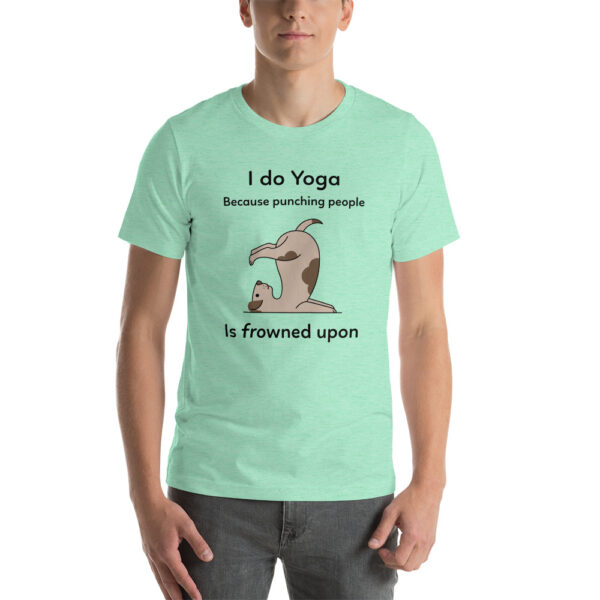 I Do Yoga Dog Short-Sleeve Unisex T-Shirt - Image 3