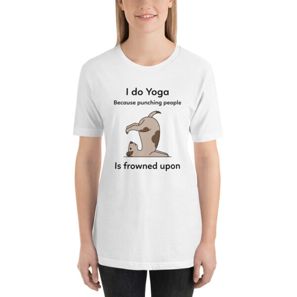 I Do Yoga Dog Short-Sleeve Unisex T-Shirt