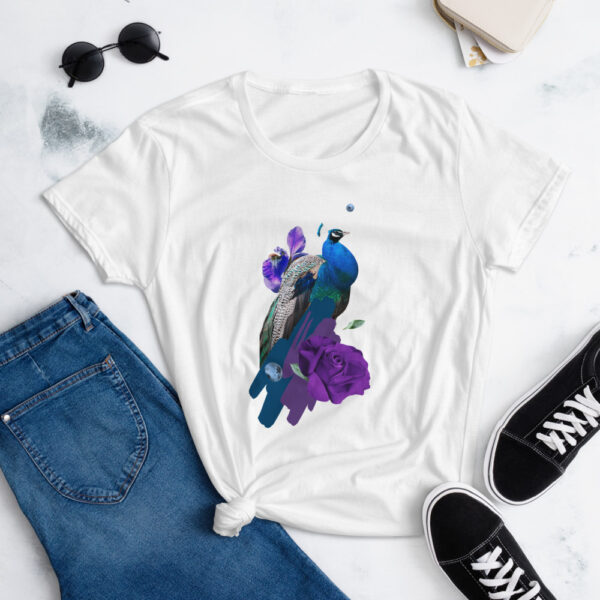 Peacock Women's Short Sleeve T-Shirt - Image 2