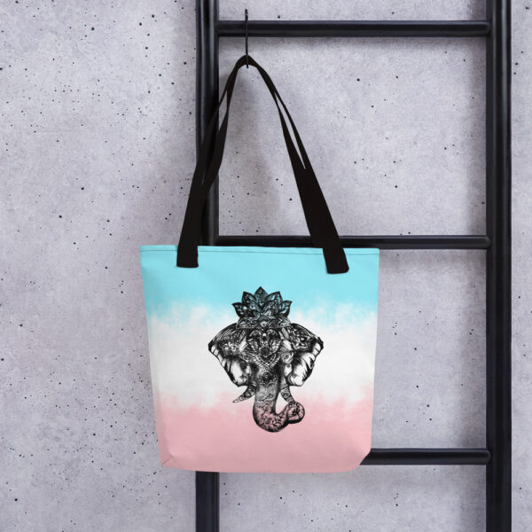 Elephant Tote Bag in Pastel by Charlie Munro