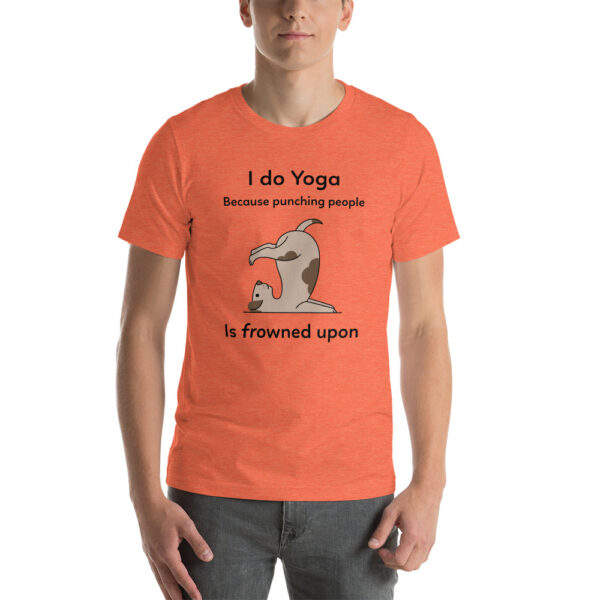 I Do Yoga Dog Short-Sleeve Unisex T-Shirt - Image 6