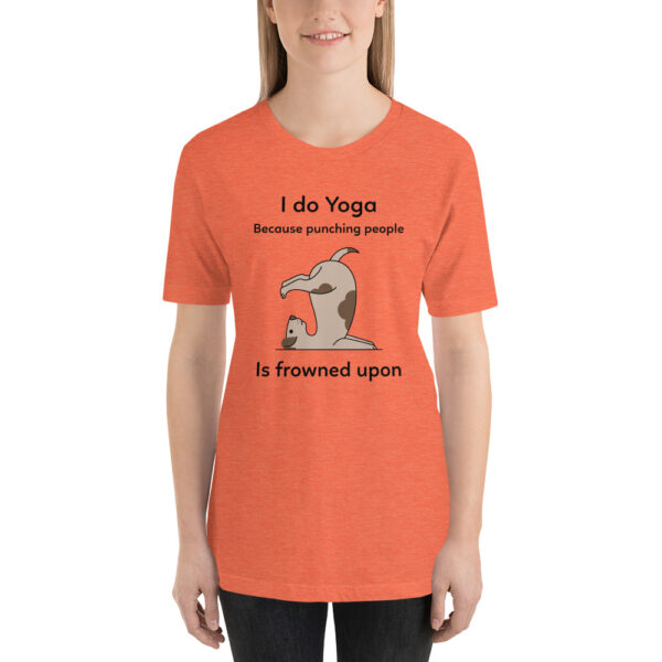 I Do Yoga Dog Short-Sleeve Unisex T-Shirt - Image 6